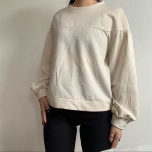 Banana Republic Cream Crewneck Sweater